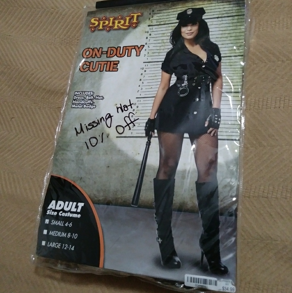 Sexy Cop Costume "On-Duty Cutie"